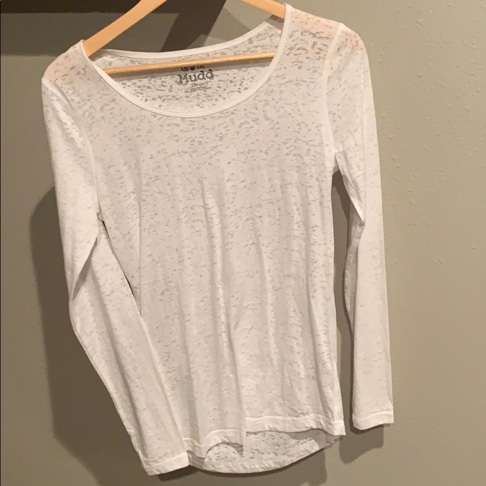 Long sleeve white shirt